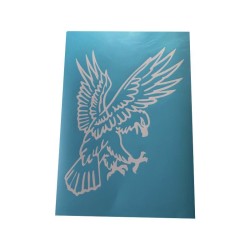 Airbrush Klebe Schablone Schäferhund Mask blau transparent Größe nach Auswahl