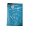 Airbrush Klebe Schablone Schäferhund Mask blau transparent Größe nach Auswahl