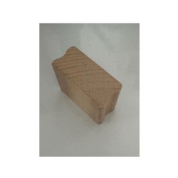 Motivholzstempelgriff 40mm x 40mm ohne Stempelplatte NEU Restposten
