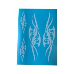 Airbrush Klebeschablonen Set RC Car Tribal Set 2