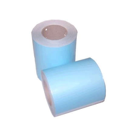 Airbrush Folie Sign Mask blau transparent Rolle ca. 13cm Breite x 5m