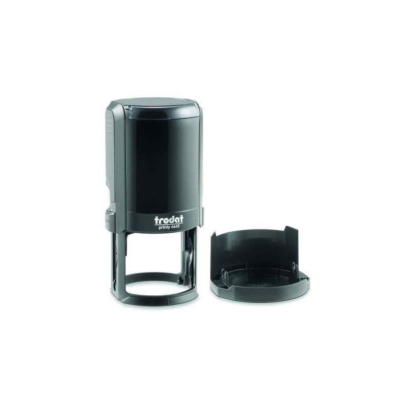trodat 4645 PRINTY 4.0 ECO-schwarz mit Verschlußkappe 45mm rund + Kissen