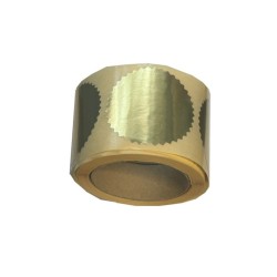 Colop Prägepressen Etiketten Rolle rund Ø55mm gold - ca. 240 Stück