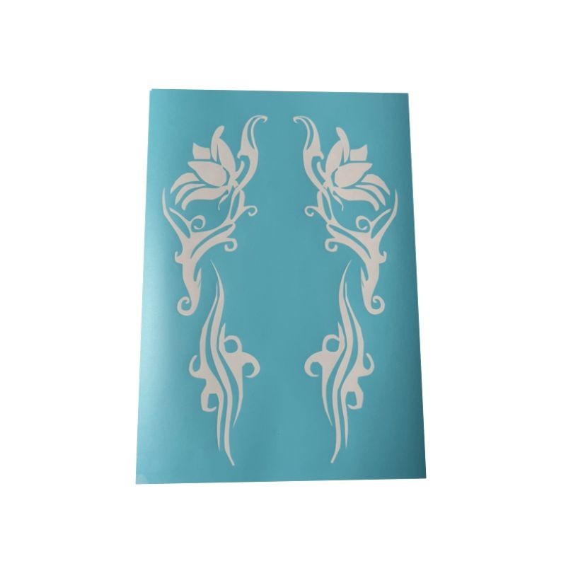 Airbrush Klebeschablonen Schablonen Rosen Tribal Set A4
