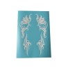 Airbrush Klebeschablonen Schablonen Rosen Tribal Set A4