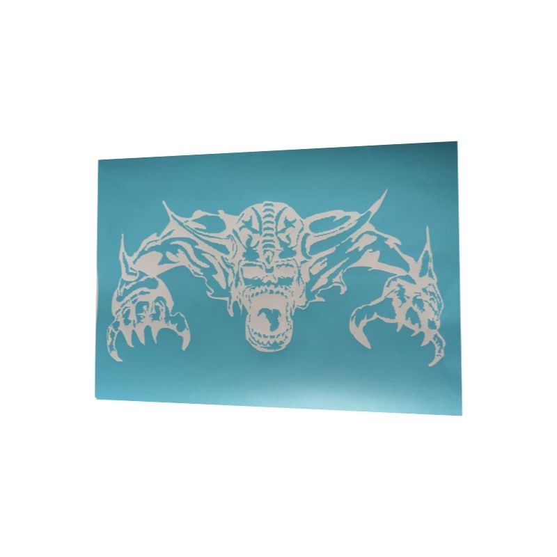 Airbrush Exklusiv Klebeschablone Schablone Set Skull Alien Totenkopf Stencil A4