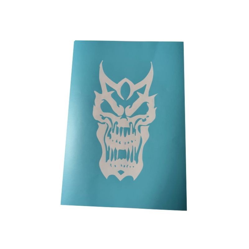 Airbrush Exklusiv Klebeschablone Schablone Set Skull Devil Totenkopf Stencil A4