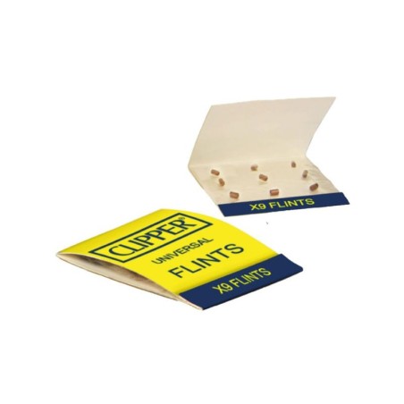 CLIPPER® Feuersteine Universal Flints 9er Set je Packung Original Zubehör