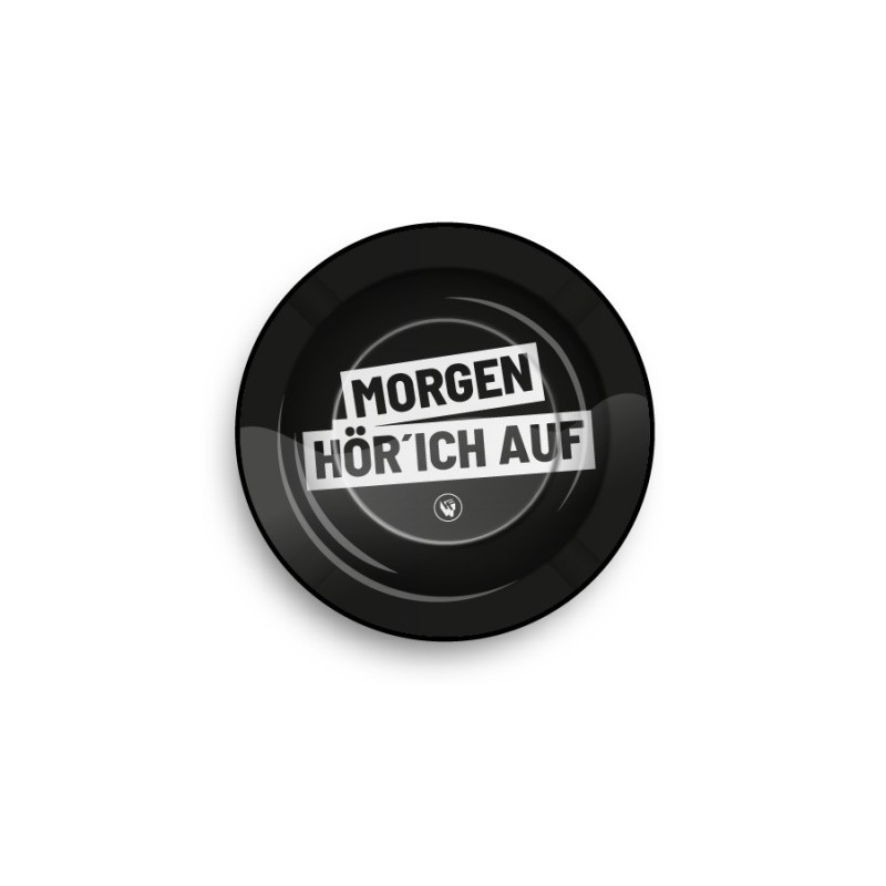 CLIPPER® Aschenbecher Morgen hör ich auf Neu