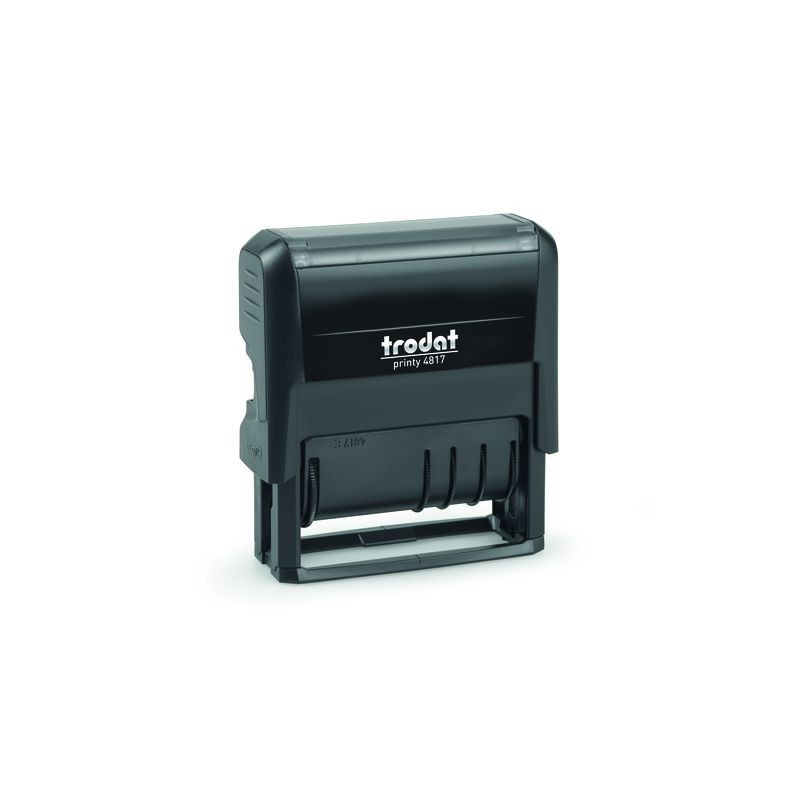 trodat 4817 NEU Wortbanddrehstempel mit Datum inkl. 1 Kissen in schwarz