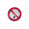 FIRE-FLOW™ Aschenbecher Ashtray  Rauchen verboten Symbol Neu