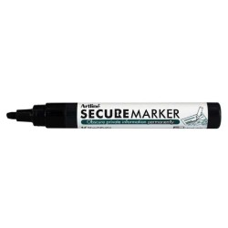 Artline Büro SECURE MARKER DSVGO Datenschutz Sicherheitsmarker schwarz NEU