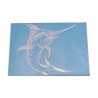 Airbrush Klebe Schablone Schwertfisch Mask blau transparent Größe nach Auswahl
