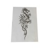 Airbrush Klebeschablone Stencil Film Set Drache 4 Mask blau transparent