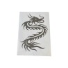 Airbrush Klebeschablone Stencil Film Set Drache 12 Mask blau transparent