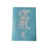 Airbrush Klebeschablone Stencil Film Set Drache 22 Mask blau transparent